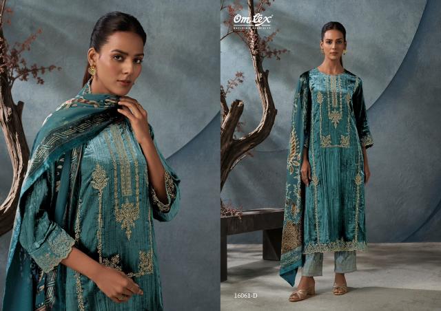 Omtex ritha crush vol 42 wholesale crepe dress material